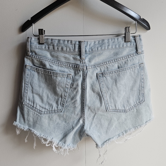 JBD High-Rise Light Wash Denim Shorts in Women's L - Picture 11 of 16
